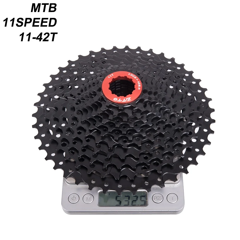 MTB 11 Speed 11-42T Black Cassette Wide Ratio Mountain Bike Sprockets Compatible For Shimano M7000 M8000 M9000 Bicycle Parts
MTB 11 Speed 11-42T Black Cassette Wide Ratio Mountain Bike Sprockets Compatible For Shimano M7000 M8000 M9000 Bicycle Parts