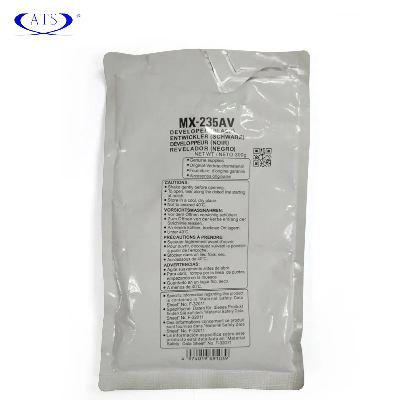 Порошок разработчика 300G для Sharp MX 235AV M2028D 2328D AR 2008L 2008D 2308D 1808S, совместим с фотографиями 1808 D 2308D S
Порошок разработчика 300G для Sharp MX 235AV M2028D 2328D AR 2008L 2008D 2308D 1808S, совместим с фотографиями 1808 D 2308D S