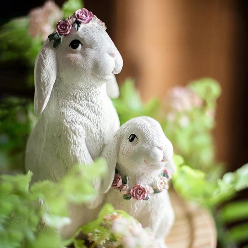 Миниатюрные фигурки животных Garland Bunny Family, сказочный сад, аксессуары для украшения дома, свадебные подарки, милые
Миниатюрные фигурки животных Garland Bunny Family, сказочный сад, аксессуары для украшения дома, свадебные подарки, милые