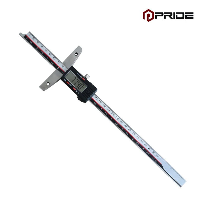 Digital Depth Gauge with Double Holes 0-300mm Electronic Stainless Steel Calipers Measuring Tools
Digital Depth Gauge with Double Holes 0-300mm Electronic Stainless Steel Calipers Measuring Tools