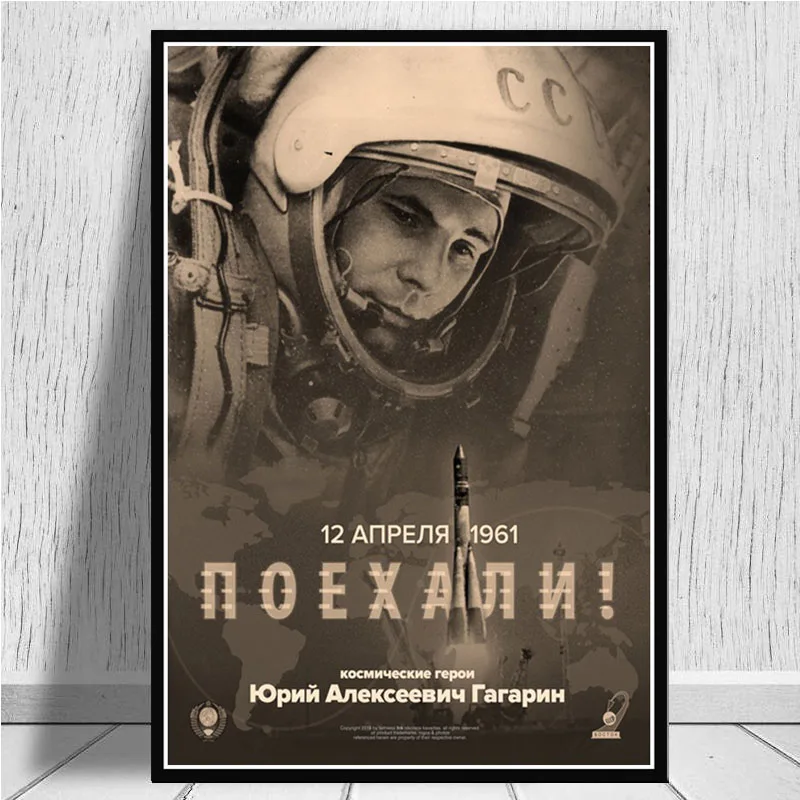 Hot Space Heroes Yuri Gagarin Vintage Gift Cover Poster And Prints Paintings Art Canvas Wall Pictures For Living Room Home Decor
Hot Space Heroes Yuri Gagarin Vintage Gift Cover Poster And Prints Paintings Art Canvas Wall Pictures For Living Room Home Decor