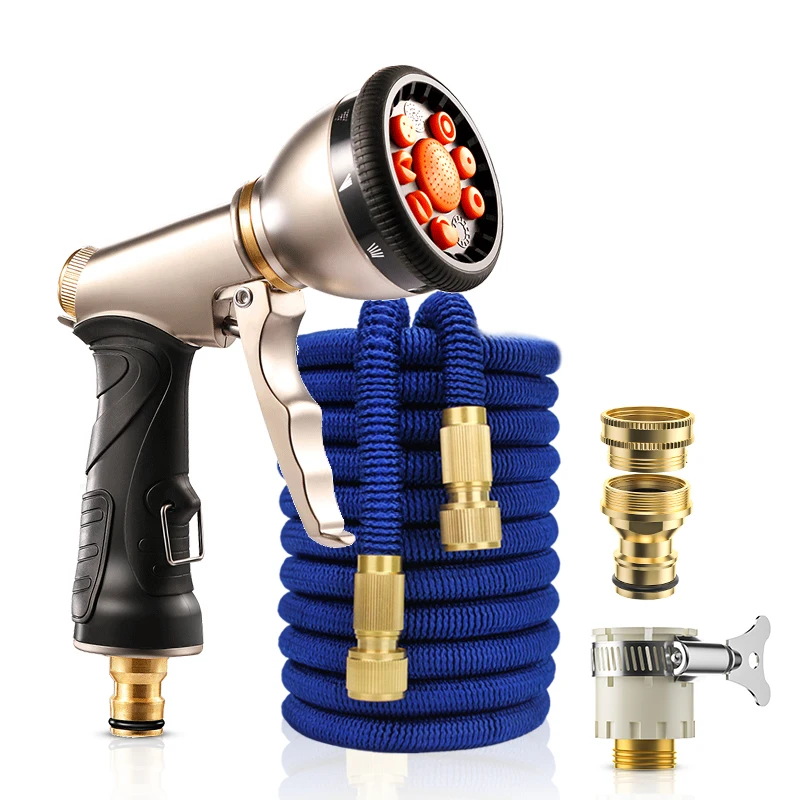 Lightweight Garden Watering Hose Gun Sprinkler Pistol High Pressure Metal Spray Nozzle Car Washing Adjustable Cleaning Sprayer
Lightweight Garden Watering Hose Gun Sprinkler Pistol High Pressure Metal Spray Nozzle Car Washing Adjustable Cleaning Sprayer