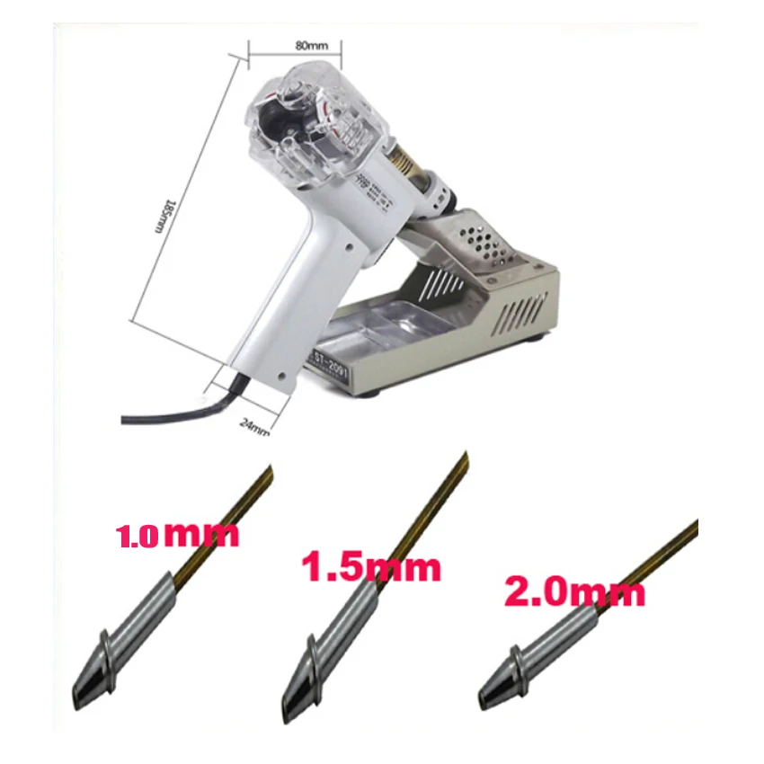 1set110/220V 100W S-998P Electric Vacuum Double-Pump Solder Sucker Desoldering Gun Soldering Iron
1set110/220V 100W S-998P Electric Vacuum Double-Pump Solder Sucker Desoldering Gun Soldering Iron