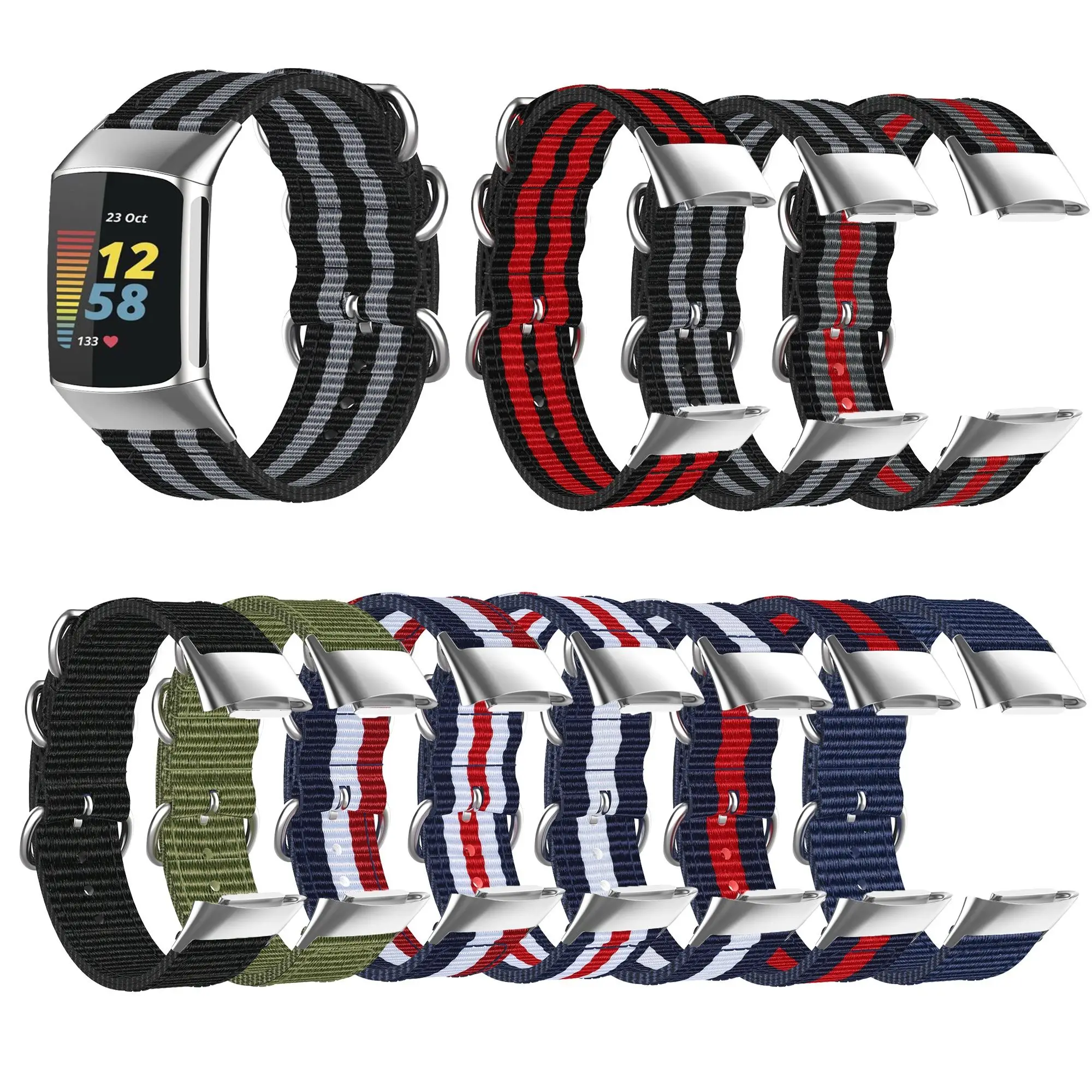 Watch Strap Canvas For Fitbit Charge 5 Band Soft Breathable Sport Bracelet Loop Wristbands For Fit Bit Charge 5 Watch Belt
Watch Strap Canvas For Fitbit Charge 5 Band Soft Breathable Sport Bracelet Loop Wristbands For Fit Bit Charge 5 Watch Belt
