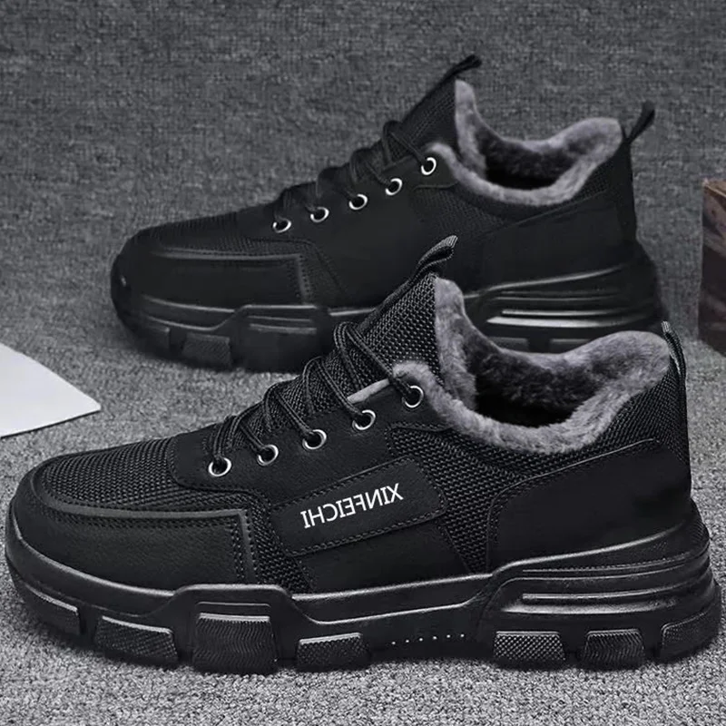 Nice Men Ankle Boots Comfortable Men Snow Boots Warm Plush Shoes Men Classic Black Male Sneakers Outdoor Walking Flats Shoes
Nice Men Ankle Boots Comfortable Men Snow Boots Warm Plush Shoes Men Classic Black Male Sneakers Outdoor Walking Flats Shoes