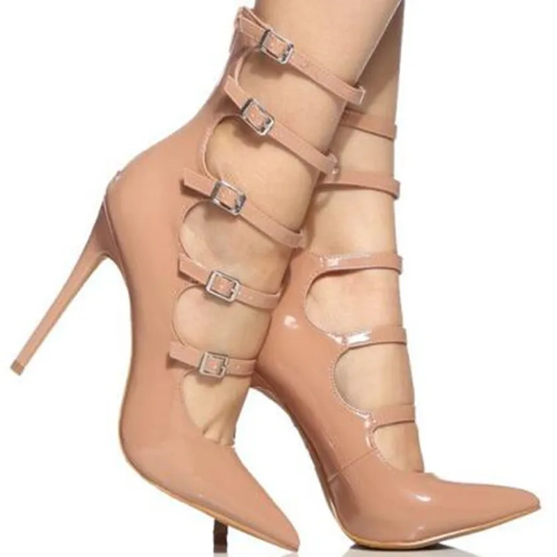 Women's Shoes Pointed Toe High Heels Sexy Nude Pumps ladies shoes Five Strap Buckle female shoe Cross Strap wedding shoes
Women's Shoes Pointed Toe High Heels Sexy Nude Pumps ladies shoes Five Strap Buckle female shoe Cross Strap wedding shoes