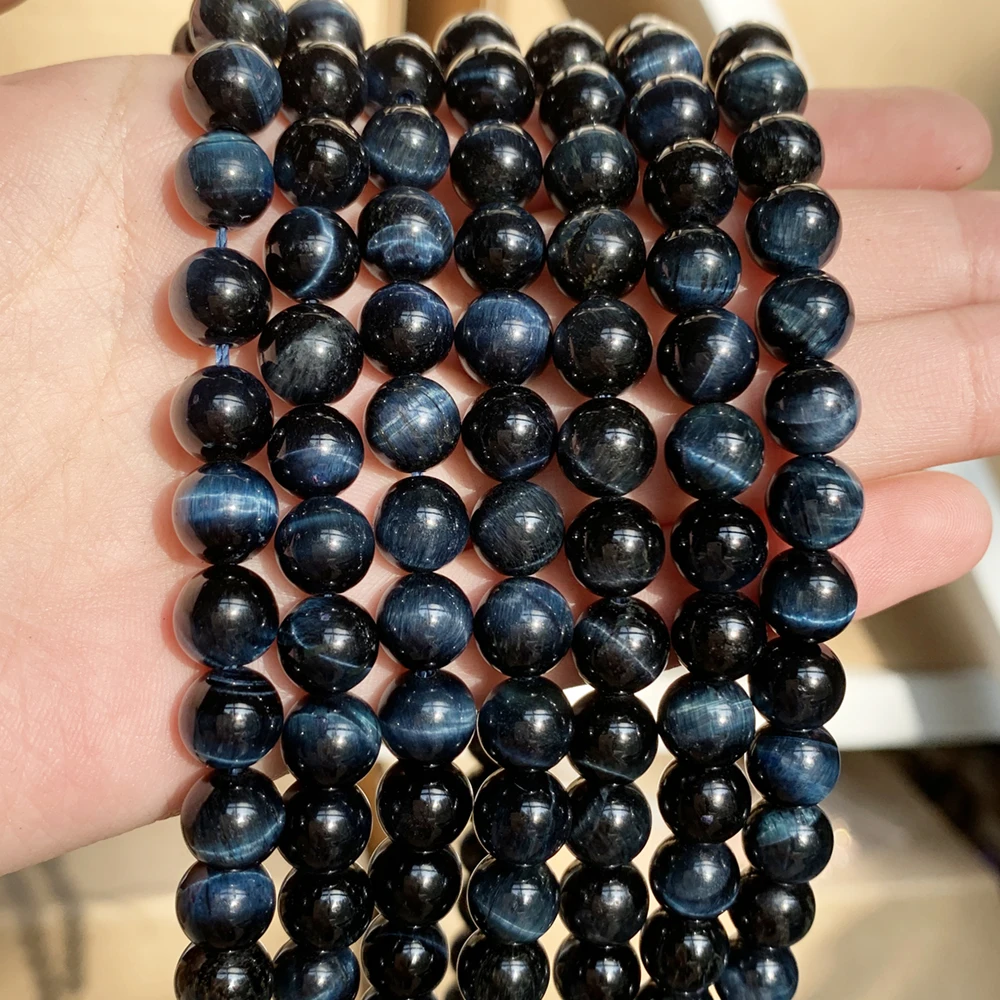 Natural Black Blue Tiger Eye Stone Round Loose Spacer Beads For Jewelry Making DIY Bracelet Necklace 15'' Strands 4/6/8/10/12mm
Natural Black Blue Tiger Eye Stone Round Loose Spacer Beads For Jewelry Making DIY Bracelet Necklace 15'' Strands 4/6/8/10/12mm