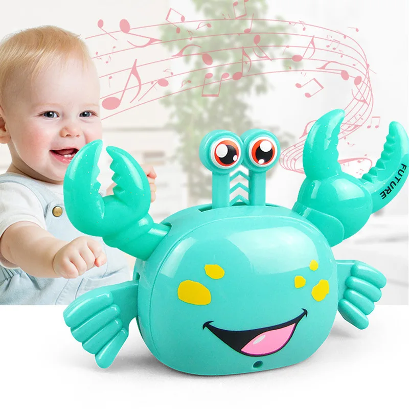 Musical Baby Crab Toy Instruments Kids Flashing Automatic Turning Toys Developing Educational Walking Attractive Toys DS39
Musical Baby Crab Toy Instruments Kids Flashing Automatic Turning Toys Developing Educational Walking Attractive Toys DS39