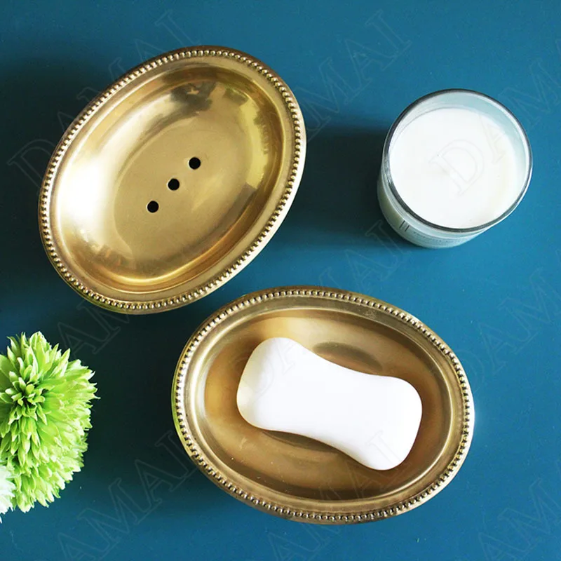 European Brass Soap Dish Hand Made Retro Relief Decorative Soaps Boxes Desktop Creativity Bathroom Accessories Home Decoration
European Brass Soap Dish Hand Made Retro Relief Decorative Soaps Boxes Desktop Creativity Bathroom Accessories Home Decoration