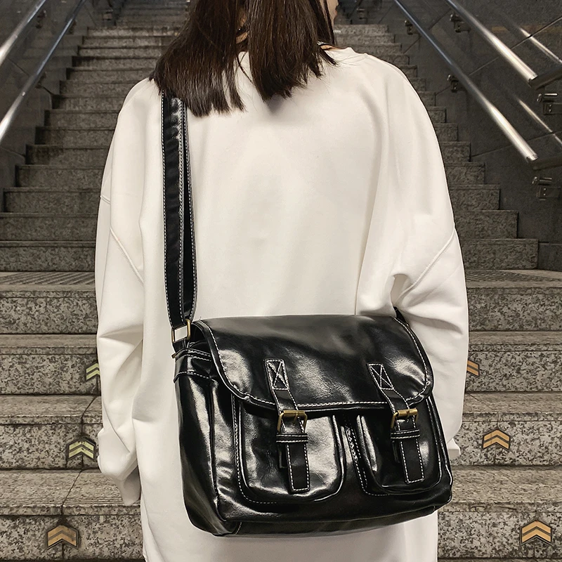 Ins Large-capacity Niche Pu Bag Student Class Handbag School Bag Female Harajuku Ulzzang Shoulder Bag Messenger Bag
Ins Large-capacity Niche Pu Bag Student Class Handbag School Bag Female Harajuku Ulzzang Shoulder Bag Messenger Bag