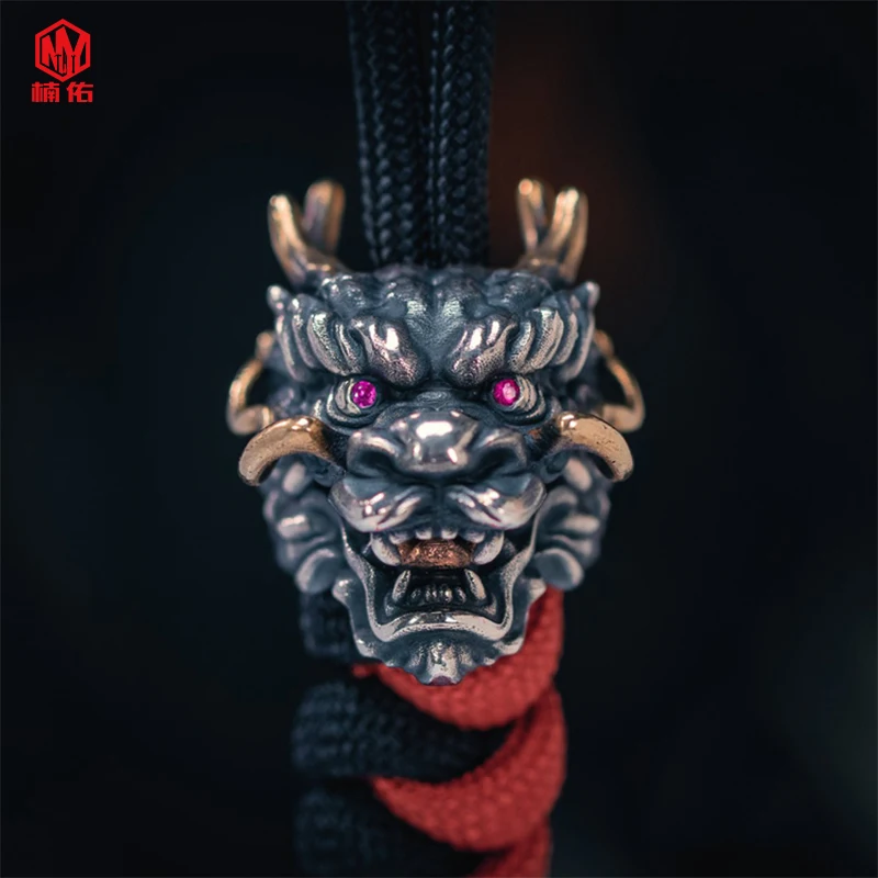 1PC EDC Paracord Beads Dragon Head Retro Brass Copper Lanyard Pendants Knife Beads Umbrella Rope Cord Necklace Bracelet Beads
1PC EDC Paracord Beads Dragon Head Retro Brass Copper Lanyard Pendants Knife Beads Umbrella Rope Cord Necklace Bracelet Beads