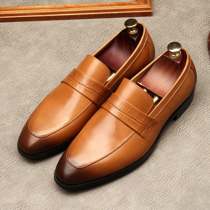 Large Size EUR45 Black / Brown / Wine Red Business Shoes Genuine Leather Dress Shoes Mens Formal Prom shoes
Large Size EUR45 Black / Brown / Wine Red Business Shoes Genuine Leather Dress Shoes Mens Formal Prom shoes