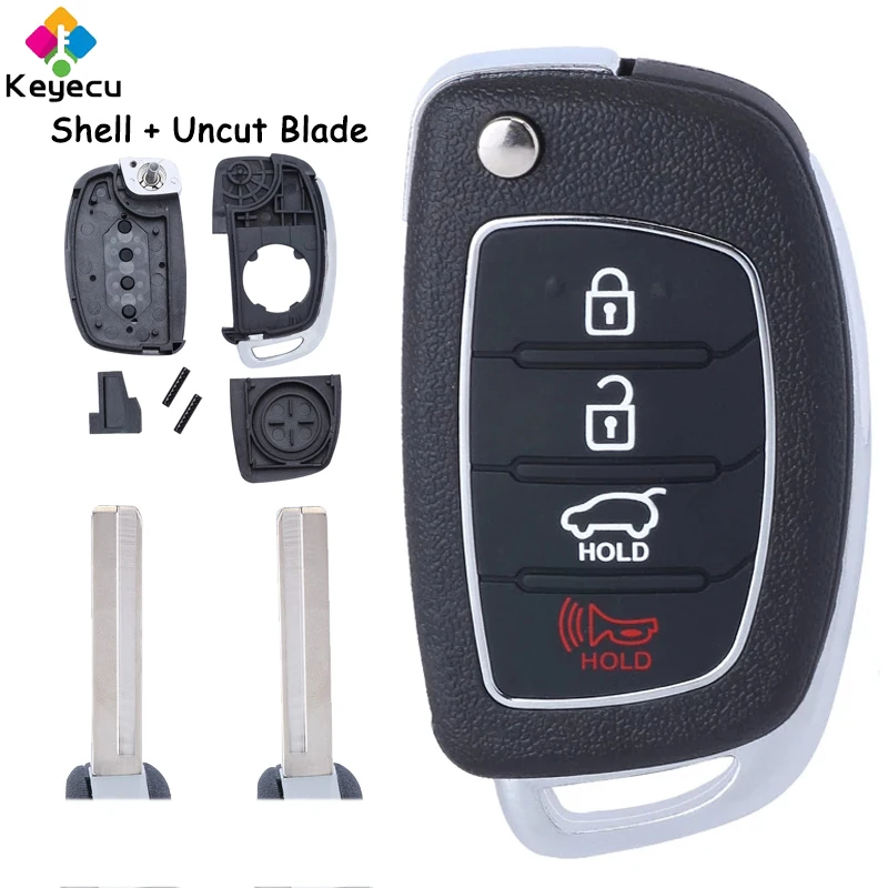 Флип-чехол KEYECU для автомобильного ключа с 4 кнопками HY20 HY20R Blade - FOB для Hyundai Santa Fe Sonata Tucson Elantra IX4
Флип-чехол KEYECU для автомобильного ключа с 4 кнопками HY20 HY20R Blade - FOB для Hyundai Santa Fe Sonata Tucson Elantra IX4