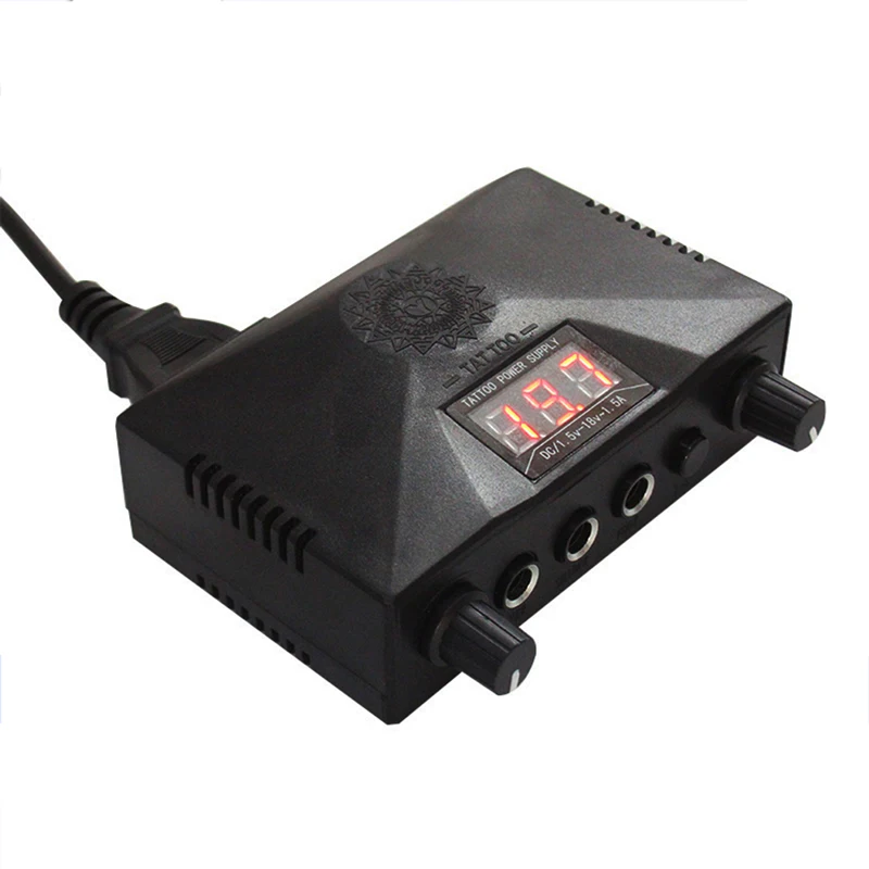 Hot Tattoo Power Supply Black Double LED Display Permanent Makeup For Tattoo Machine Kits Supply Tattoo Power
Hot Tattoo Power Supply Black Double LED Display Permanent Makeup For Tattoo Machine Kits Supply Tattoo Power