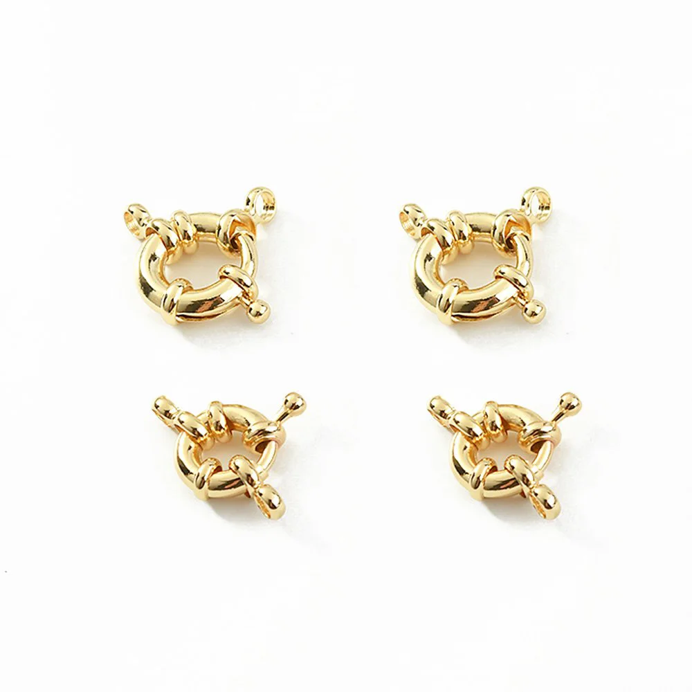 6PCS 14k Gold Plated Rudder Shape for Jewelry Making Bracelet with Spring Buckle and End Buckle DIY Necklace Accessories
6PCS 14k Gold Plated Rudder Shape for Jewelry Making Bracelet with Spring Buckle and End Buckle DIY Necklace Accessories