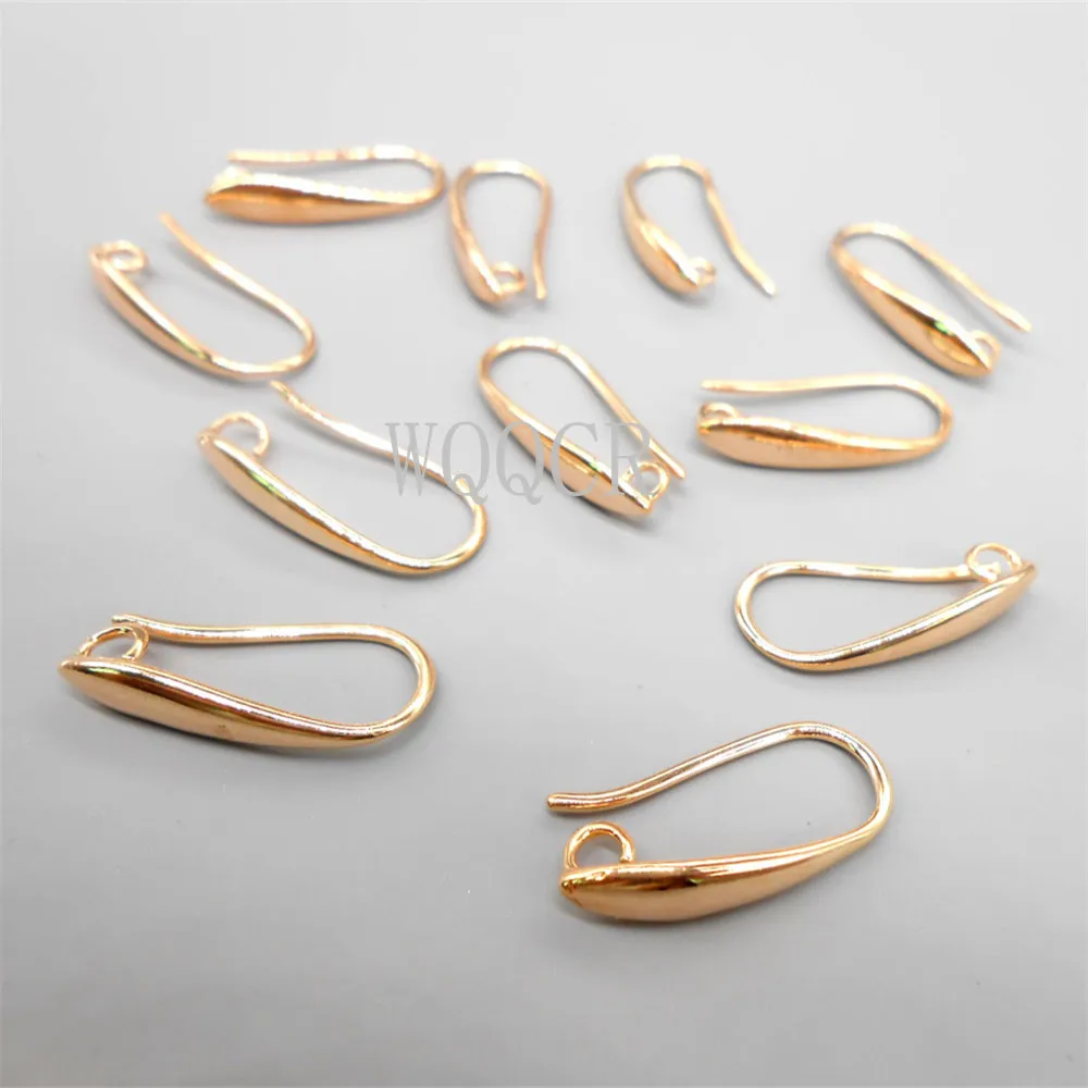 Top Quality 50-100Pcs/ Lot Rose Gold/925 Silver/18K Gold Smooth Earrings Findings for DIY Jewelry Ear Hook Earwires Accessory
Top Quality 50-100Pcs/ Lot Rose Gold/925 Silver/18K Gold Smooth Earrings Findings for DIY Jewelry Ear Hook Earwires Accessory