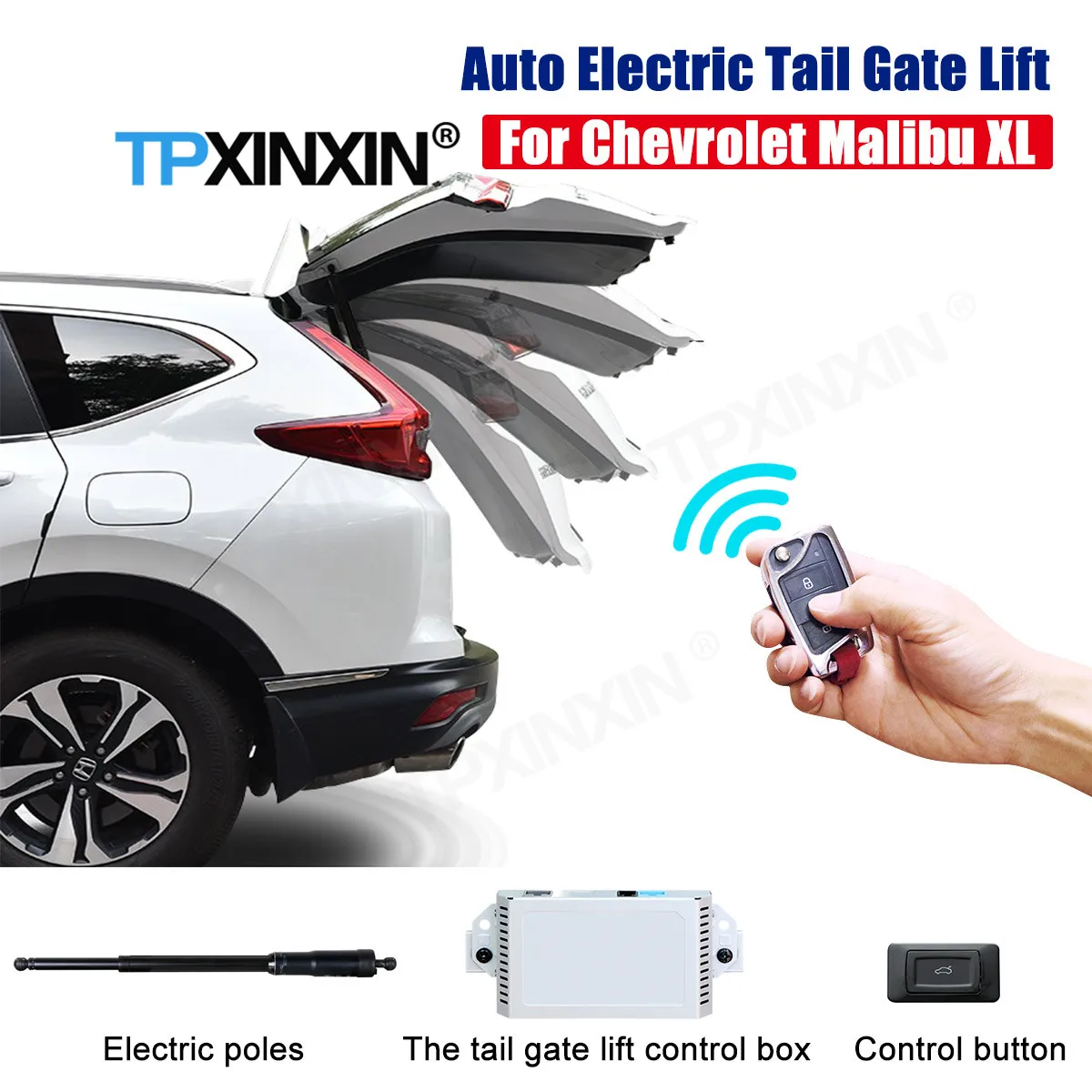 Easy To Install Smart Auto Electric Tail Gate Lift For Chevrolet Malibu XL 2016 With Remote Control Drive Seat Button Control
Easy To Install Smart Auto Electric Tail Gate Lift For Chevrolet Malibu XL 2016 With Remote Control Drive Seat Button Control