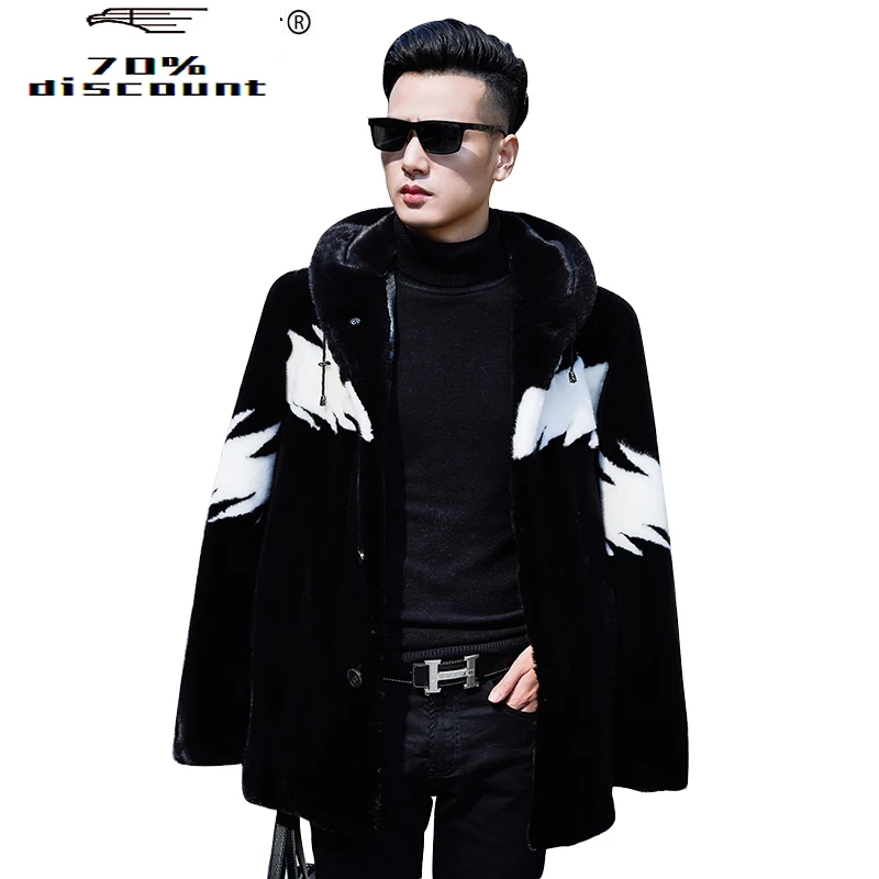 Natural Mink Fur Coat Men Winter Jacket Hooded Real Fur Coat Fashion Warm Luxury Mens Mink Jackets 2020 KJ3309
Natural Mink Fur Coat Men Winter Jacket Hooded Real Fur Coat Fashion Warm Luxury Mens Mink Jackets 2020 KJ3309