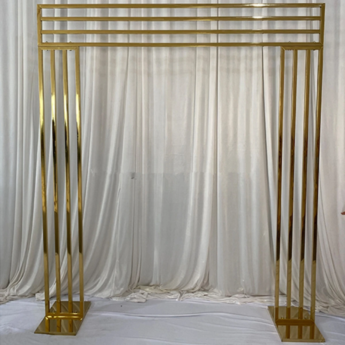 Factory Price wedding flower metal arch stand backdrop wedding decoration AB0874
Factory Price wedding flower metal arch stand backdrop wedding decoration AB0874