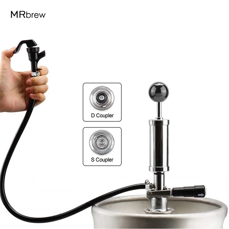 Keg Party Pump,4 Inch D/S System Keg Coupler, Kegerator Tap Dispenser For Outdoor Picnic,Homebrew Tools With Picnic Faucet
Keg Party Pump,4 Inch D/S System Keg Coupler, Kegerator Tap Dispenser For Outdoor Picnic,Homebrew Tools With Picnic Faucet