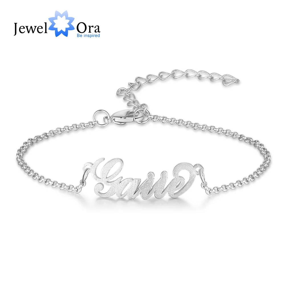 JewelOra Customized Name Bracelets & Bangles for Women Personalized Letter Nameplate Adjustable Chain Bracelet Gift Jewelry
JewelOra Customized Name Bracelets & Bangles for Women Personalized Letter Nameplate Adjustable Chain Bracelet Gift Jewelry