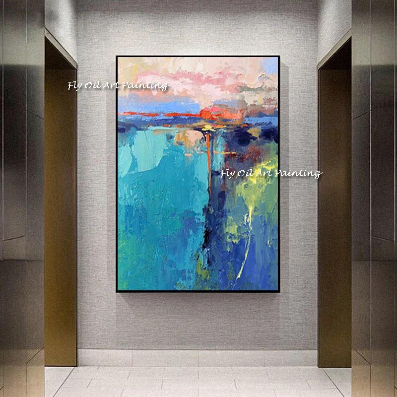 100% Hand-painted Modern Abstract Blue Grey and Green Leaf Oil Painting on Canvas Colorful Abstract Knife Acrylic Painting
100% Hand-painted Modern Abstract Blue Grey and Green Leaf Oil Painting on Canvas Colorful Abstract Knife Acrylic Painting
