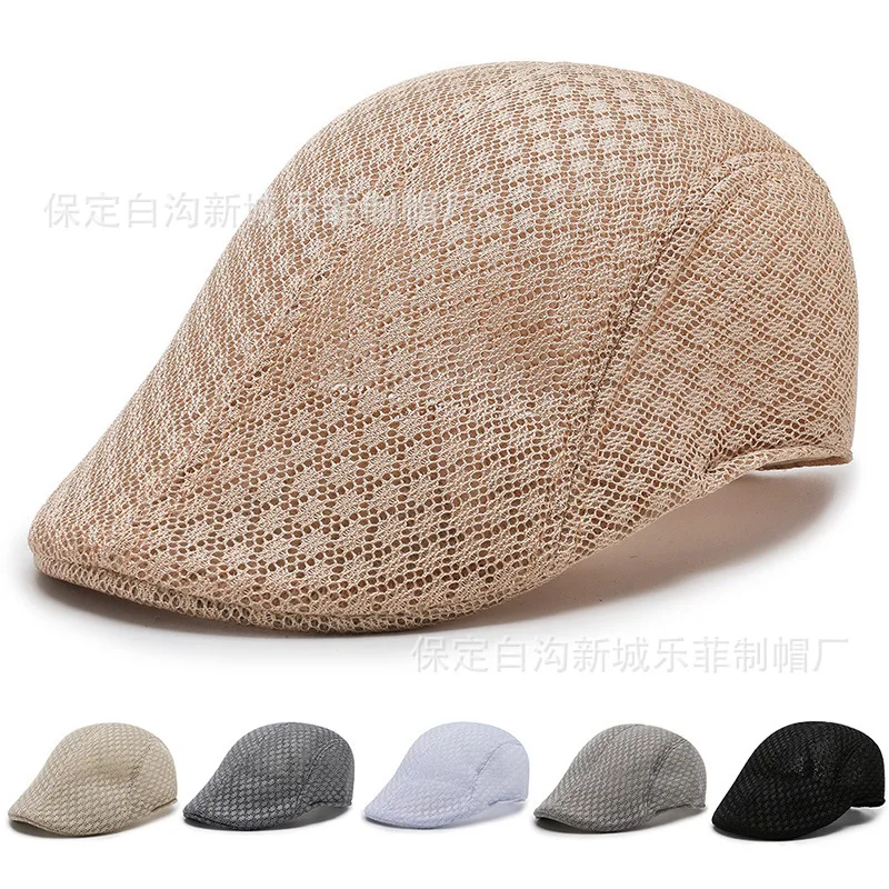 Men's Hat Summer Breathable Net Hat Casual Forward Hat Outdoor Cap Sunscreen Beret Sun Painter Hat
Men's Hat Summer Breathable Net Hat Casual Forward Hat Outdoor Cap Sunscreen Beret Sun Painter Hat