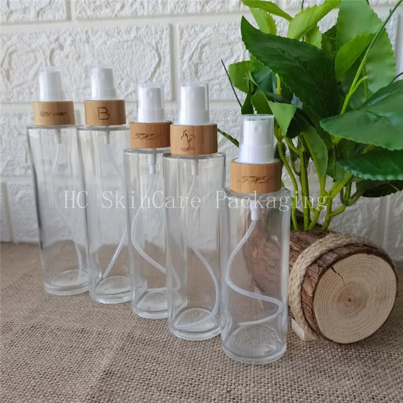 100ml 120ml 150ml Skin Care Clear Glass Pump Sprayer Serum Lotion Bottle Clear glass bottle bamboo pattern lid for toner lotion
100ml 120ml 150ml Skin Care Clear Glass Pump Sprayer Serum Lotion Bottle Clear glass bottle bamboo pattern lid for toner lotion
