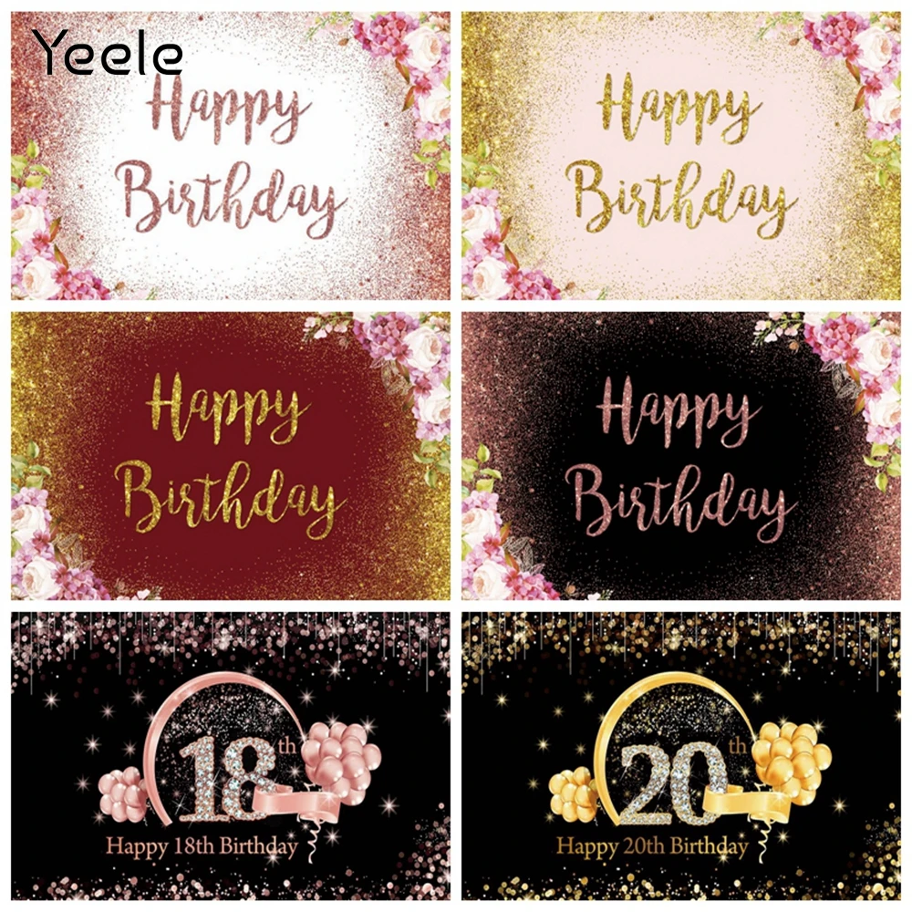 Custom Photophone 18 20 30 40 50 60th Birthday Backdrop Flower Balloon Vinyl Polyester Background For Photography Photozone Prop
Custom Photophone 18 20 30 40 50 60th Birthday Backdrop Flower Balloon Vinyl Polyester Background For Photography Photozone Prop