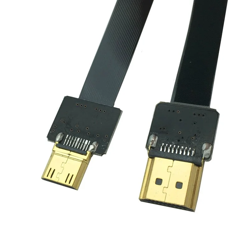 FPV HDMI-compatible Male to Mini HDMI-compatible Male FPC Flat Cable for Multicopter Aerial Photography 0.1m/0.2m/0.5m
FPV HDMI-compatible Male to Mini HDMI-compatible Male FPC Flat Cable for Multicopter Aerial Photography 0.1m/0.2m/0.5m