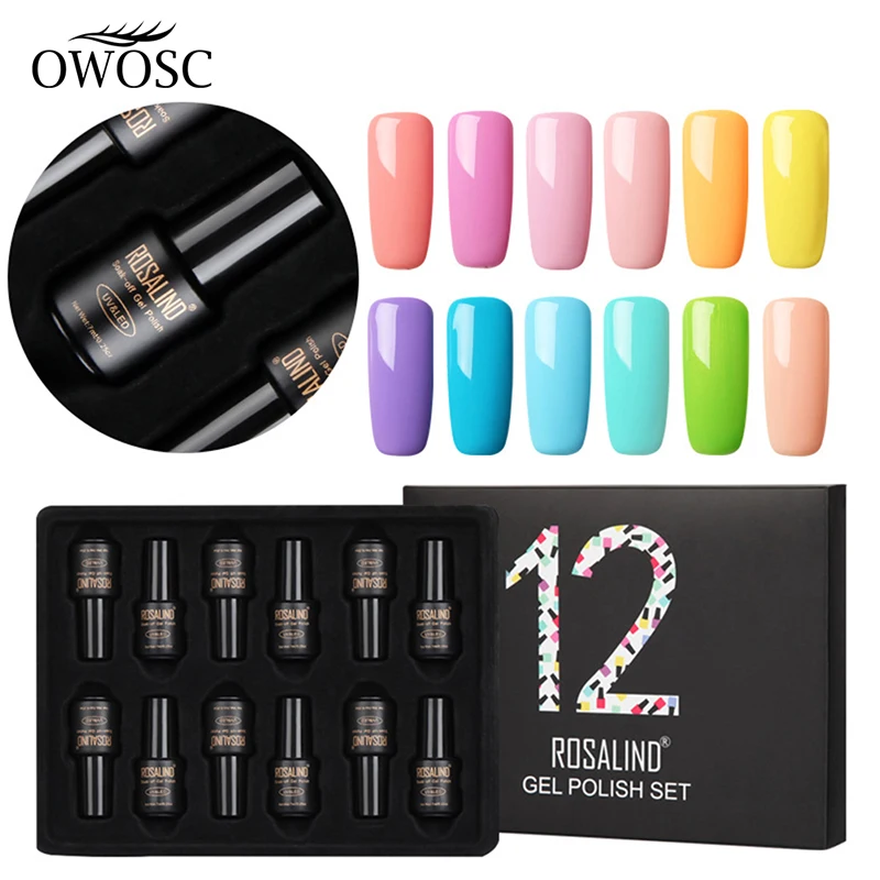 OWOSC12 PCS Gel Polish Kit All For Manicure Gel Set Hybrid Varnishes Nail Art Polish Base Top Soak Off Semi Permanent Nail Set
OWOSC12 PCS Gel Polish Kit All For Manicure Gel Set Hybrid Varnishes Nail Art Polish Base Top Soak Off Semi Permanent Nail Set