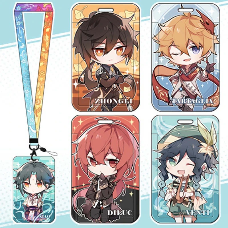 Card-Cover Genshin Impact Game Cosplay Anime Accessories Bus ID IC Student Bank Card Decoration Keychain Mobile Phone Pendant
Card-Cover Genshin Impact Game Cosplay Anime Accessories Bus ID IC Student Bank Card Decoration Keychain Mobile Phone Pendant