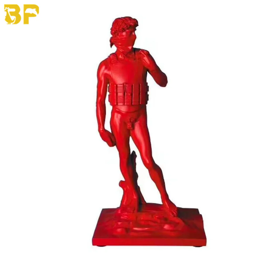 Modern Art Banksy Suicide Man, David Red Ver Creative Resin Sculpture for Home Decoration, Street Abstract Art Statue
Modern Art Banksy Suicide Man, David Red Ver Creative Resin Sculpture for Home Decoration, Street Abstract Art Statue