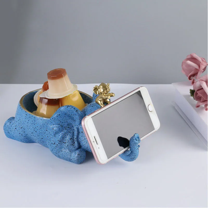 Resin Nordic Elephant Statue Food Candy Key Storage Box Phone Holder Sculpture Crafts Ornaments Living Room Decor
Resin Nordic Elephant Statue Food Candy Key Storage Box Phone Holder Sculpture Crafts Ornaments Living Room Decor