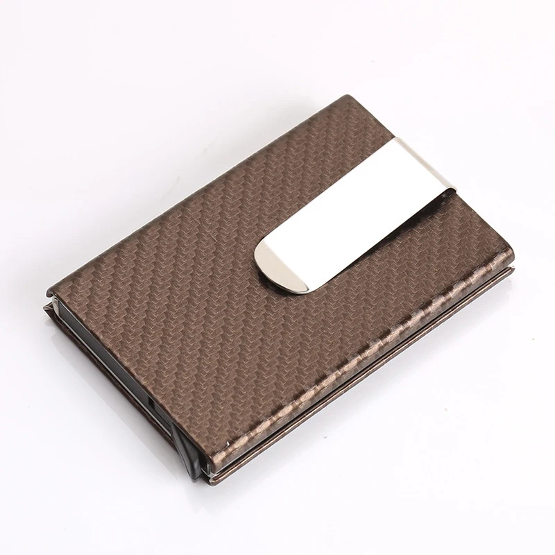 Carbon Fiber Pop Up Bank Credit Card Case With Money Clip Metal Business Card Holder For Women Man Aluminum Card Wallet
Carbon Fiber Pop Up Bank Credit Card Case With Money Clip Metal Business Card Holder For Women Man Aluminum Card Wallet