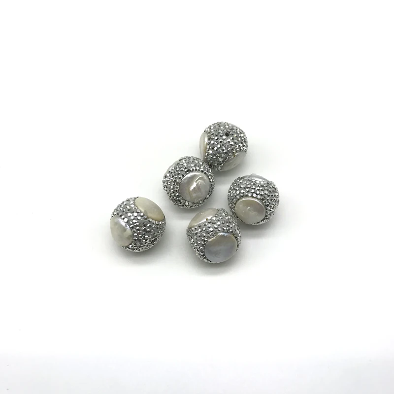 10pcs/lot Jewelry Accessories Freshwater Pearl Beads Rhinestones Paved Spacer Beads For Jewelry Handmade
10pcs/lot Jewelry Accessories Freshwater Pearl Beads Rhinestones Paved Spacer Beads For Jewelry Handmade