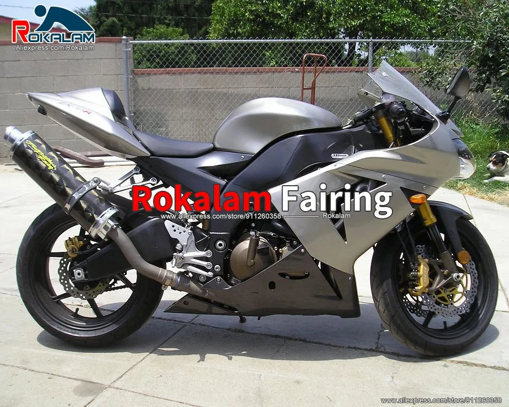 ABS Bodywork For Kawasaki Ninja ZX10R 2004 2005 ZX-10R 04 05 Gray Black Motorbike Fairings (Injection Molding)
ABS Bodywork For Kawasaki Ninja ZX10R 2004 2005 ZX-10R 04 05 Gray Black Motorbike Fairings (Injection Molding)