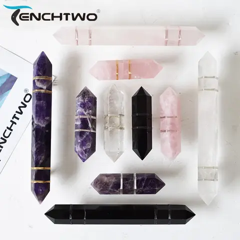 TENCHTWO Luxury Natural Reiki Crystal Handle Brass Drawer Door Knobs Furniture Kitchen Sideboard Wardrobe Wine Cabinet Pulls