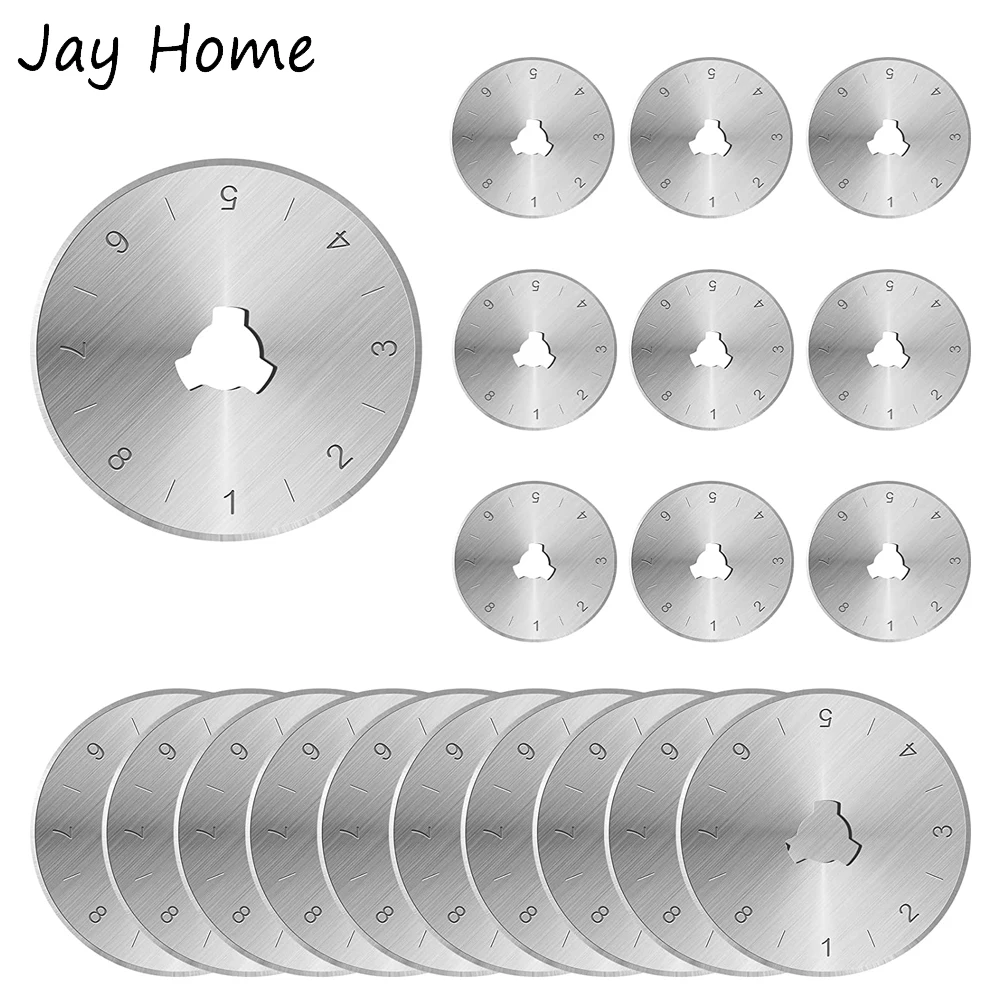 28MM Sharp and Durable Rotary Cutter Blades Fabric Cutting Blades Refill Replacement Blades for Quilting Scrapbooking Sewing Art
28MM Sharp and Durable Rotary Cutter Blades Fabric Cutting Blades Refill Replacement Blades for Quilting Scrapbooking Sewing Art