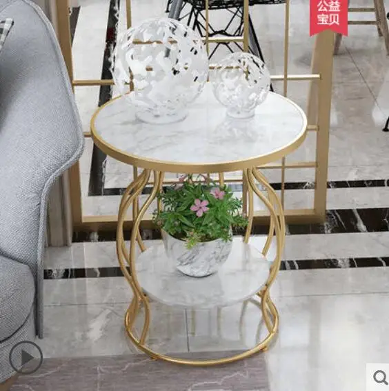 Iron marble edge sofa side cabinet small tea table corner several bedroom bedside small round table simple
Iron marble edge sofa side cabinet small tea table corner several bedroom bedside small round table simple