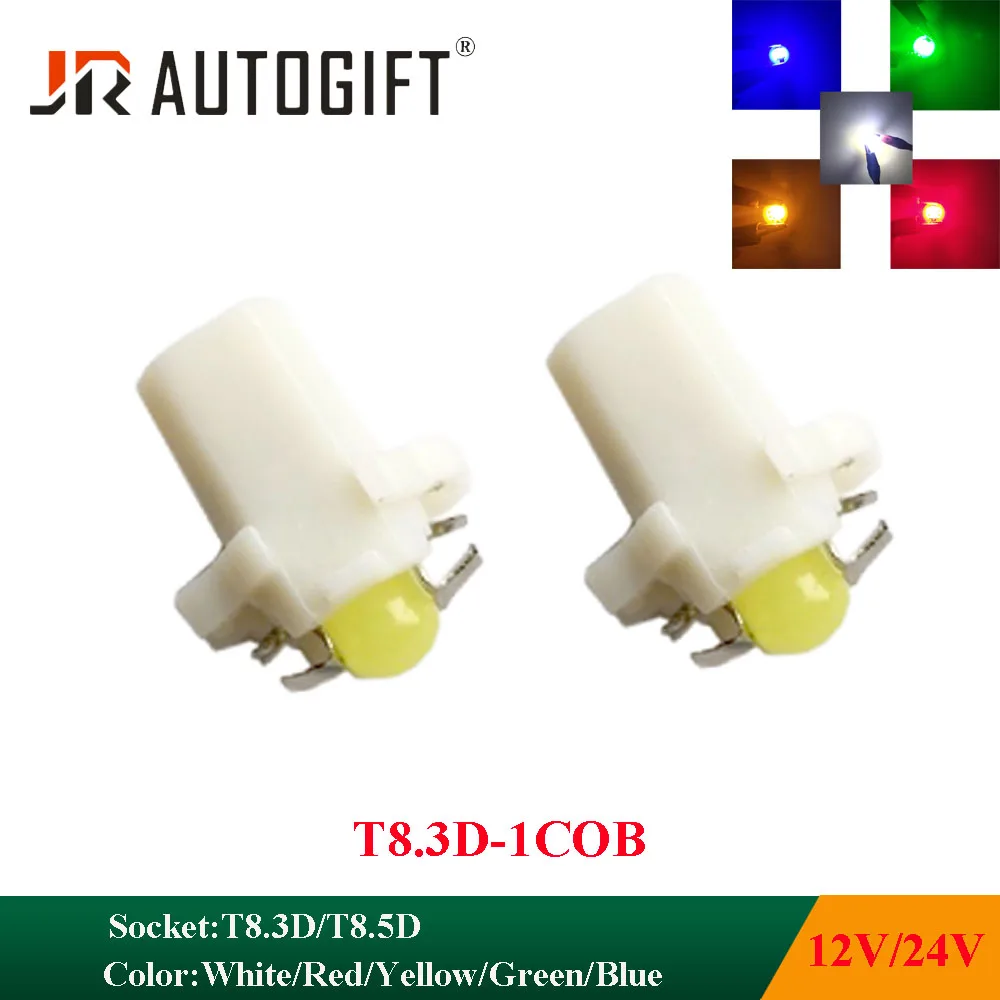 100X 12V/24V T8.5D 1COB White Indiator Lights T8.3D Interior Dashboard Dash Side Lamp Blue Red Green COB LED Car Warning bulbs
100X 12V/24V T8.5D 1COB White Indiator Lights T8.3D Interior Dashboard Dash Side Lamp Blue Red Green COB LED Car Warning bulbs
