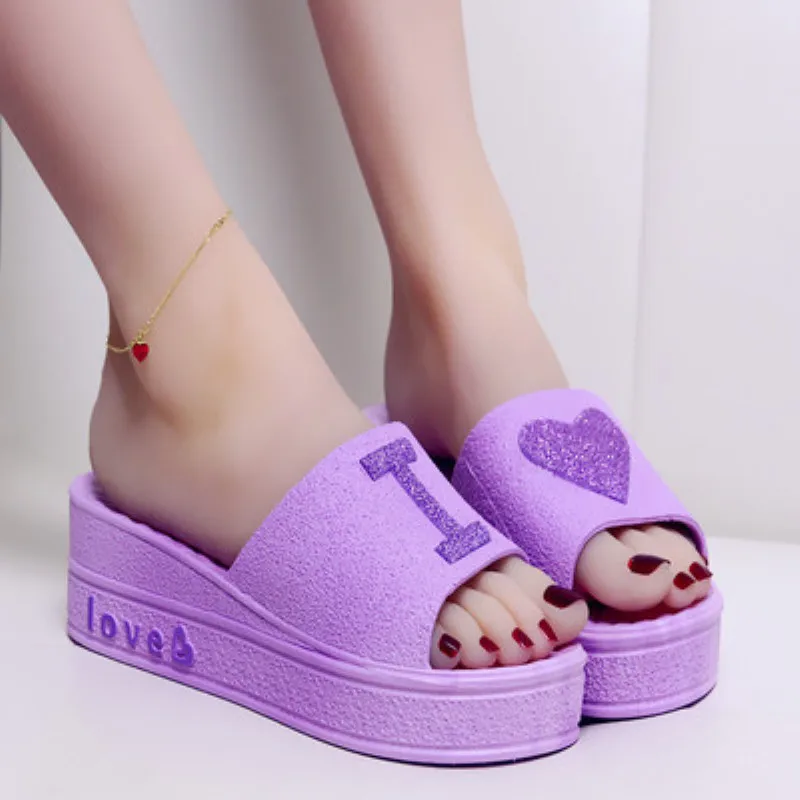 Wedge Slippers Women Shoes Summer Peep Toe Beach Sandals Fashion Platform Slippers Outdoor Casual Flip Flops Sandalias De Mujer
Wedge Slippers Women Shoes Summer Peep Toe Beach Sandals Fashion Platform Slippers Outdoor Casual Flip Flops Sandalias De Mujer