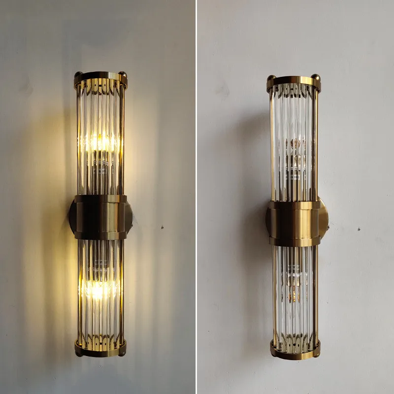 Minimalist villa creative living room background wall decoration sconce lighting Nordic crystal brass bedside led wall lamp
Minimalist villa creative living room background wall decoration sconce lighting Nordic crystal brass bedside led wall lamp