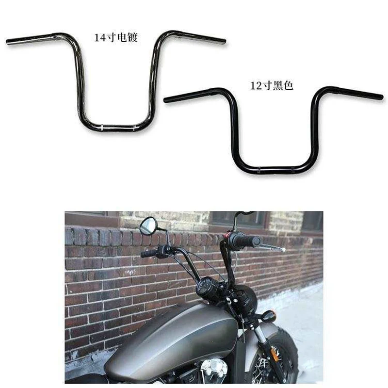 1 inch Motorcycle Handlebar 10"/12"/14" Rise Handle Bar For Indian Scouts Hussar Bobber Custom Motorcycle Steering Wheel
1 inch Motorcycle Handlebar 10"/12"/14" Rise Handle Bar For Indian Scouts Hussar Bobber Custom Motorcycle Steering Wheel