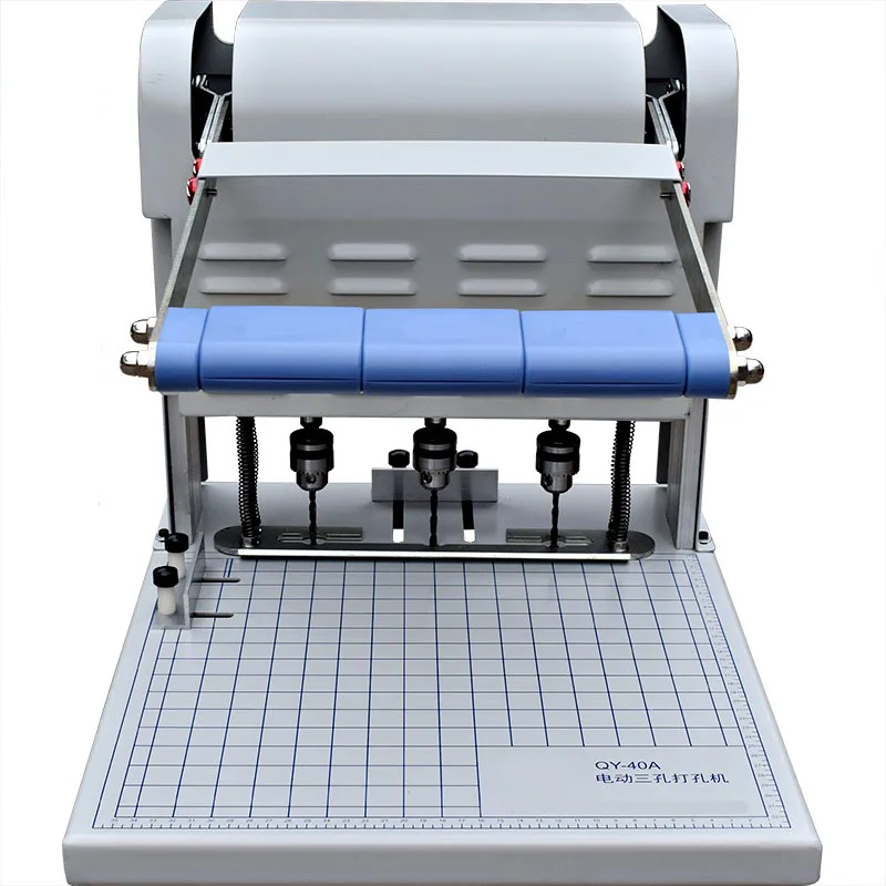 Semi-Automatic Three-Hole Puncher Drill Bit Can Be Changed Thickness Can Be Adjusted Grid Positioning
Semi-Automatic Three-Hole Puncher Drill Bit Can Be Changed Thickness Can Be Adjusted Grid Positioning
