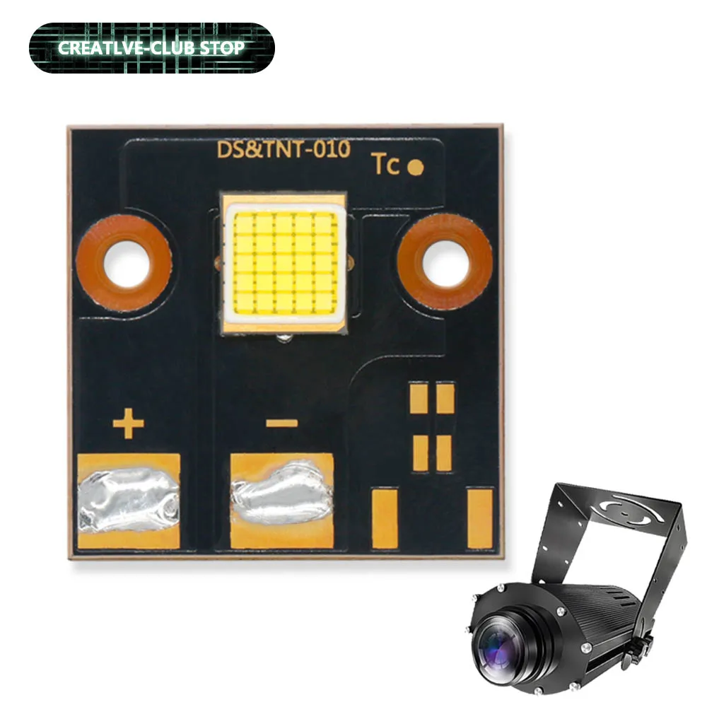 100W Door Head Projector Light Lamp LED Chips DC15-17V 6520mA For Rotating Advertising Image Projection Lamp Gobo Logo Projector
100W Door Head Projector Light Lamp LED Chips DC15-17V 6520mA For Rotating Advertising Image Projection Lamp Gobo Logo Projector