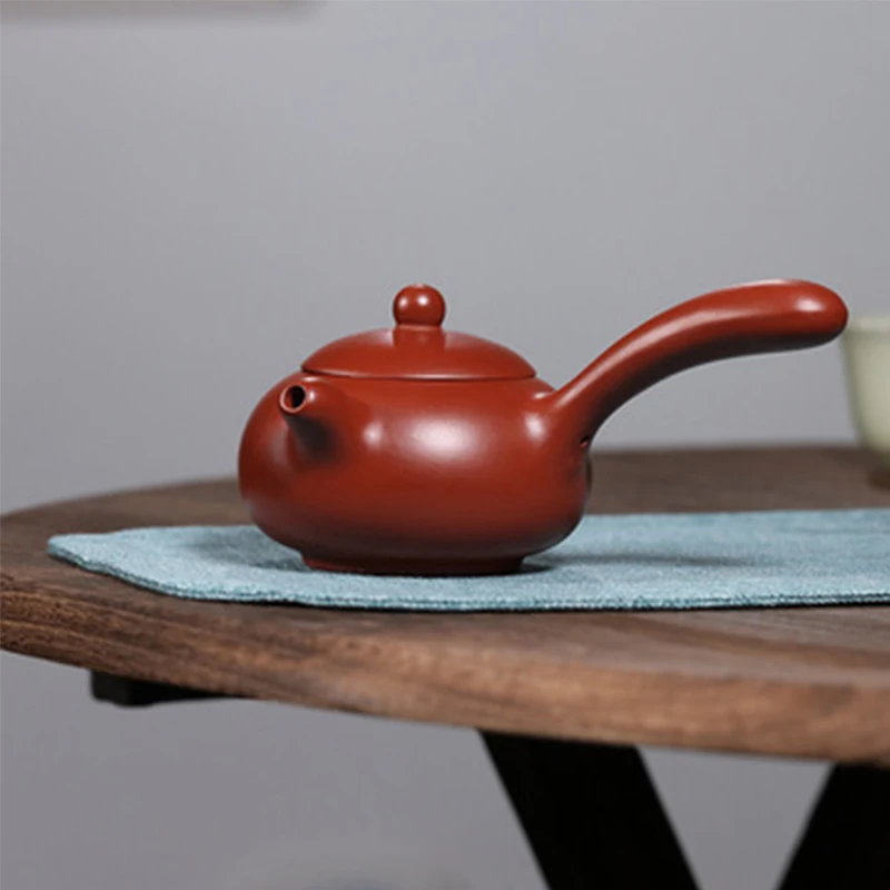 170ml Yixing Zisha Side Handle Pot Japanese Tea Set Dahongpao Zisha Teapot Making Teapot Exquisite Hand-held Side Handle Teapot
170ml Yixing Zisha Side Handle Pot Japanese Tea Set Dahongpao Zisha Teapot Making Teapot Exquisite Hand-held Side Handle Teapot