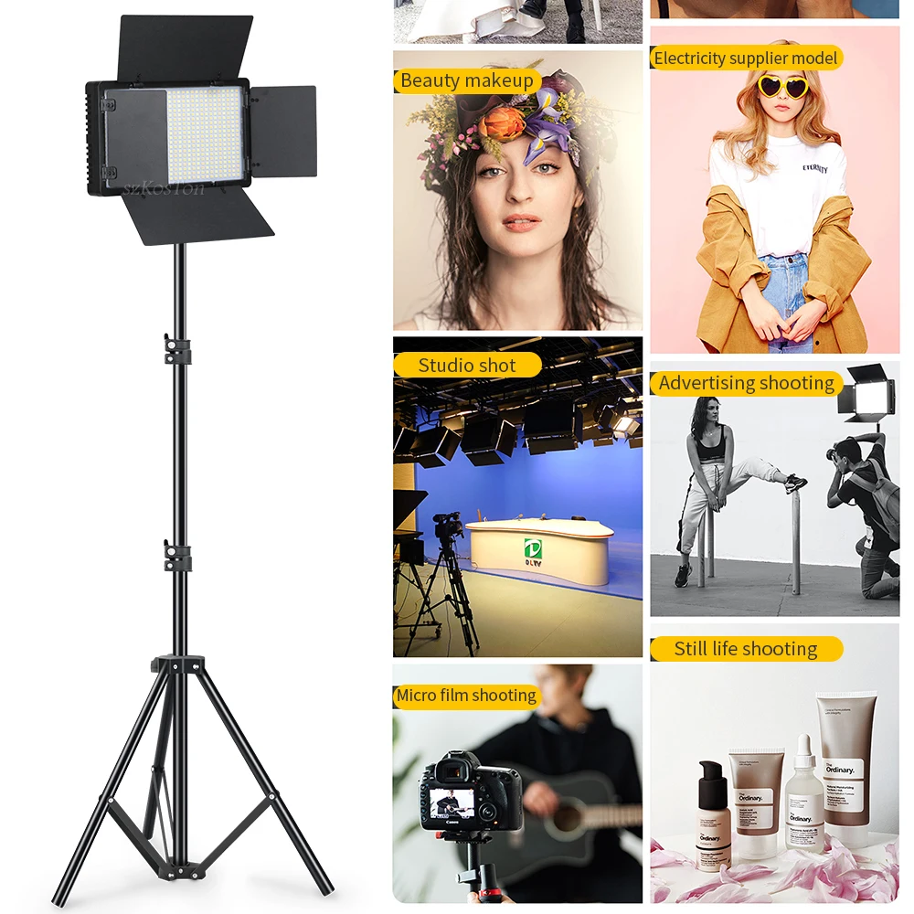 LED Video Lamp Panel With Adjustable Color Temperature CRI≥95 Professional Photography Studio Lighting Camera Photo Light Kit
LED Video Lamp Panel With Adjustable Color Temperature CRI≥95 Professional Photography Studio Lighting Camera Photo Light Kit