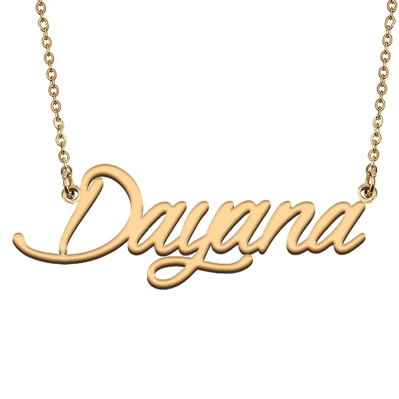 Dayana Custom Name Necklace Customized Pendant Choker Personalized Jewelry Gift for Women Girls Friend Christmas Present
Dayana Custom Name Necklace Customized Pendant Choker Personalized Jewelry Gift for Women Girls Friend Christmas Present