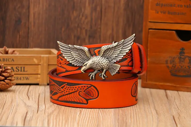 Western cowboy belt buckle zinc alloy silver eagle personality casual unisex belt buckle
Western cowboy belt buckle zinc alloy silver eagle personality casual unisex belt buckle